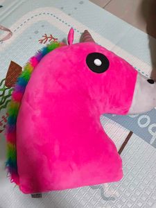 Pink Unicorn Soft Pillow Or Toy