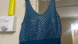 Elegant Teal Maxi Dress