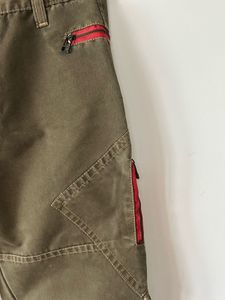 Olive Green Bootcut Cargo Pants