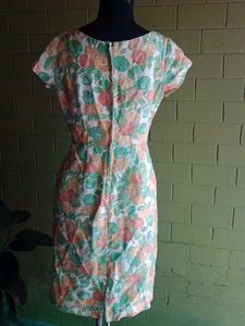 Floral Print Vintage Dress