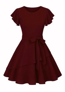 Rusty-Flowy demure dress