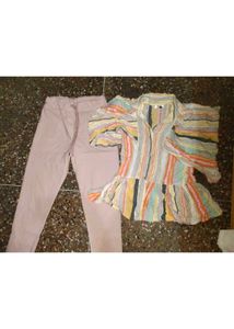Women Designer Top + Pants Cord Set