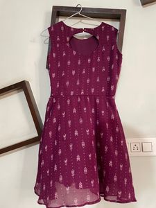 Burgundy Dress