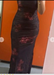 Mesh Maxi Dress