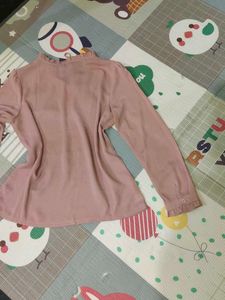 Pink Bow Blouse