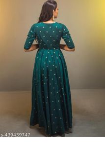 Elegant Green Ethnic Gown