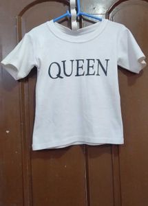 Queen Top &amp; Black Skirt Set