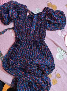 Floral Print Maxi Dress