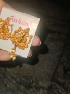 Ganesha Earrings(panchaloham)