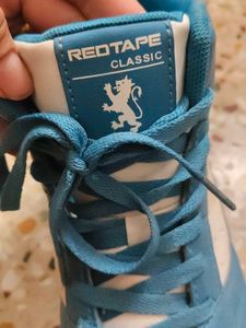 Red Tape Blue High-Top Sneakers