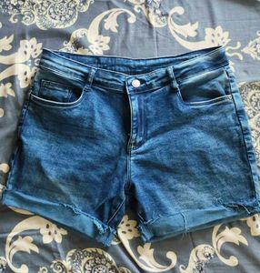 Denim Cut-Off Shorts