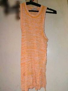Peach Sleeveless Dress