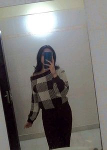 Off Shoulder Sweater