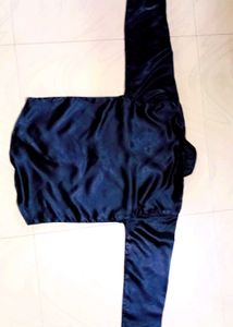Satin Button-Up Shirt