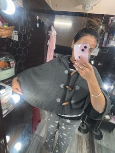 Grey Cape Free Size