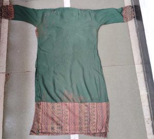 Green Kurta For Women With Attach Jacket