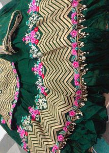 Elegant Mehndi Lehenga Choli with Dupatta