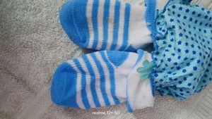 new born  baby&#39;s kit🤱&amp;topi&amp;socks