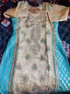 Chanderi Silk Dress