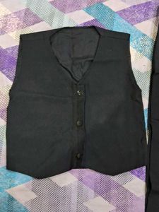 Boy&#39;s Black Vest and Pants Set