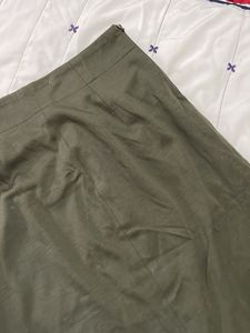 Calvin Klein Olive Green Skirt