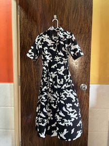 34 Bust Midi Dress With Belt For Girls/ Women