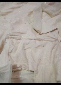 Elegant Dress with Pearl Details