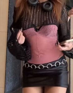 Pinteresty y2k silver waist chain/belt
