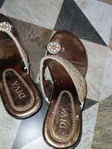 Elegant Bronze Sandals