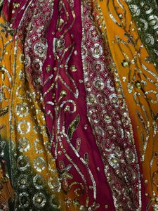 y2k Bollywood embellished lehenga saree