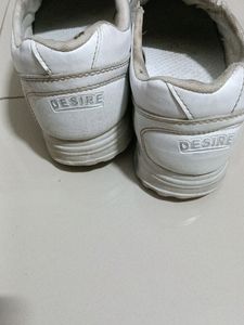 White + Brown (Rubber)Casual Shoes