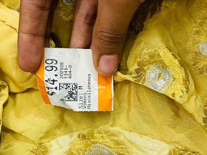 Yellow Embroidered Kurti Top