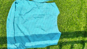 Cute Blue Patterned Top