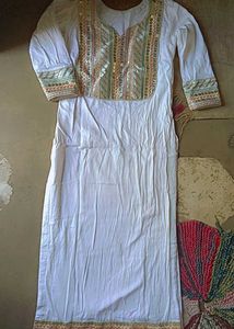 White Embroidered Dress