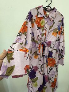 H&amp;M Floral Shirt Dress