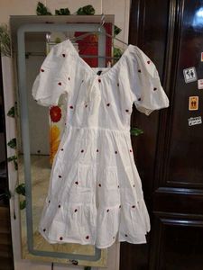 Heart Embroidered Dress
