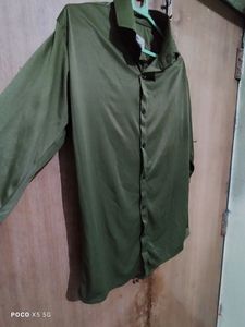 Pearl Ocean Green Party Shirt Of Size &#34;M&#34;