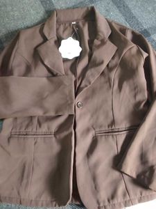Brown Blazer - Size L