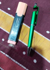 Pen And Highlighter