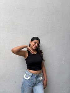 denim shorts