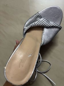 Silver Bratz Platform Heels
