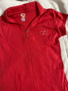 Y2K Crop Polo Top