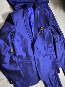 Three Piece coat pant Royal Blue Colour