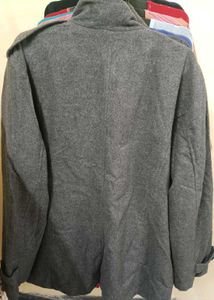 Imported Stylish Gray Woollen Coat
