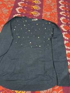 Pearl Embellished Sweater