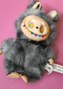 Pink Labubu &amp;Grey labub