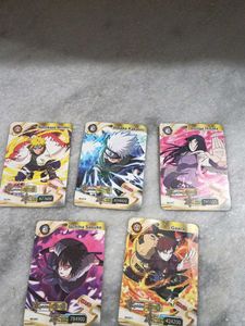 Naruto only rare cards of kakashi and minato