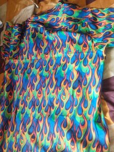 Flame Print Shirt