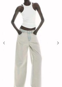 On Sale H&m Baggy Cotton Low Rise Jeans