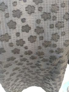 Black Floral Textured Blouse